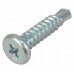 5.5mm x 25mm Phillips Pancake Head, Self-Drilling Screws (200 Per Box)